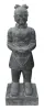 Product image 1 of the product “Chinese warrior, standing, 120 cm height, cast stone, handcrafted & coloured 120 cm”